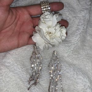 Earring & corsage bundle